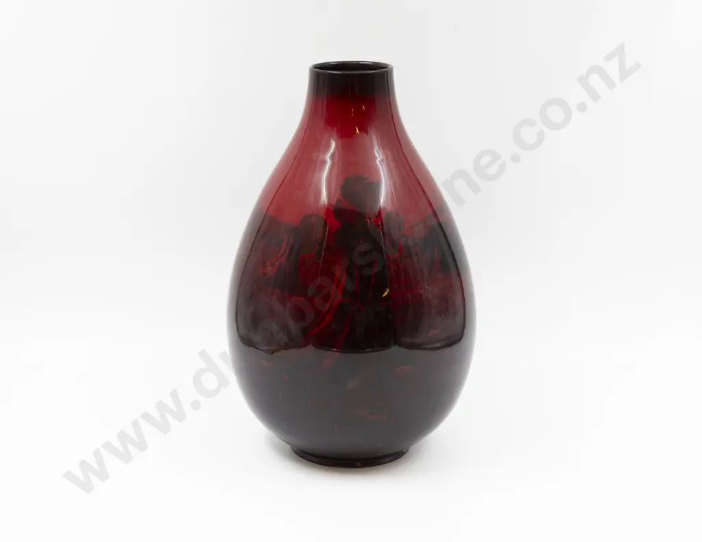 Royal Doulton Flambe Continuous Gleaner's Pattern Mantel Vase 37cm H Image 1++
