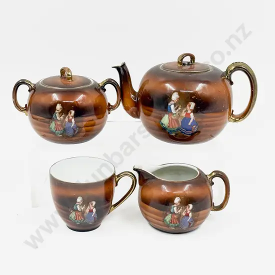 Royal Beyreuth Three Pce Teaset & Single Matching Cup