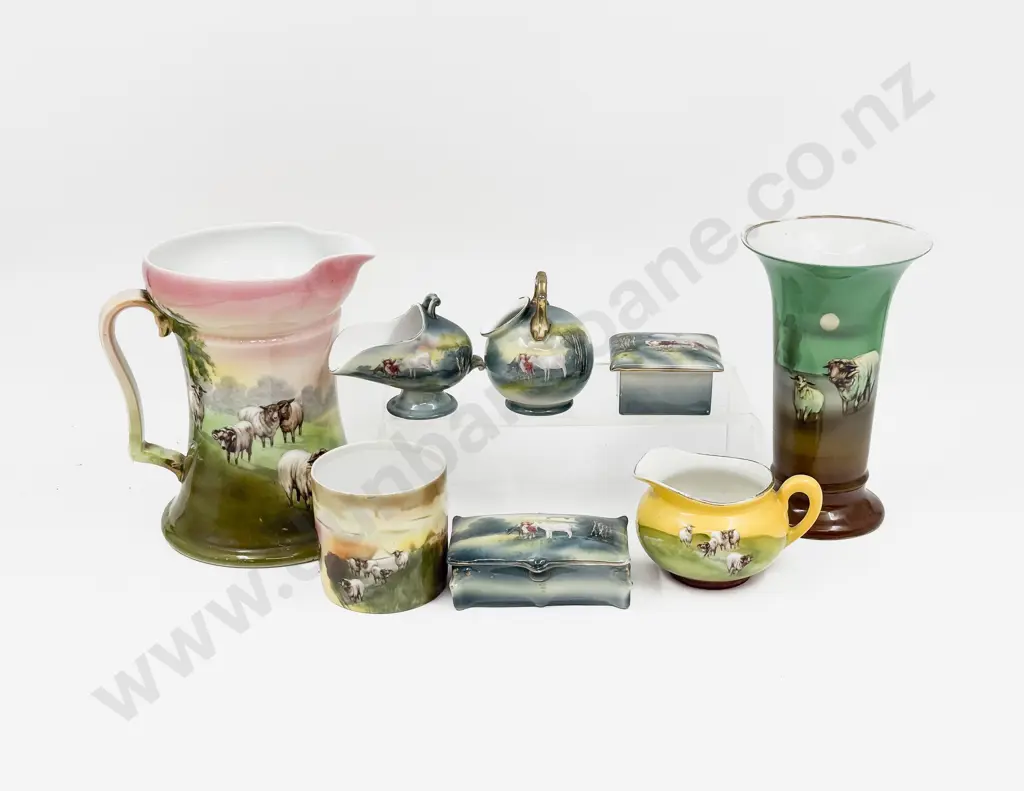 Royal Beyreuth Various Printed Ware (8 Pces) Image 1++