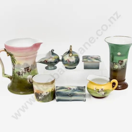 Royal Beyreuth Various Printed Ware (8 Pces)
