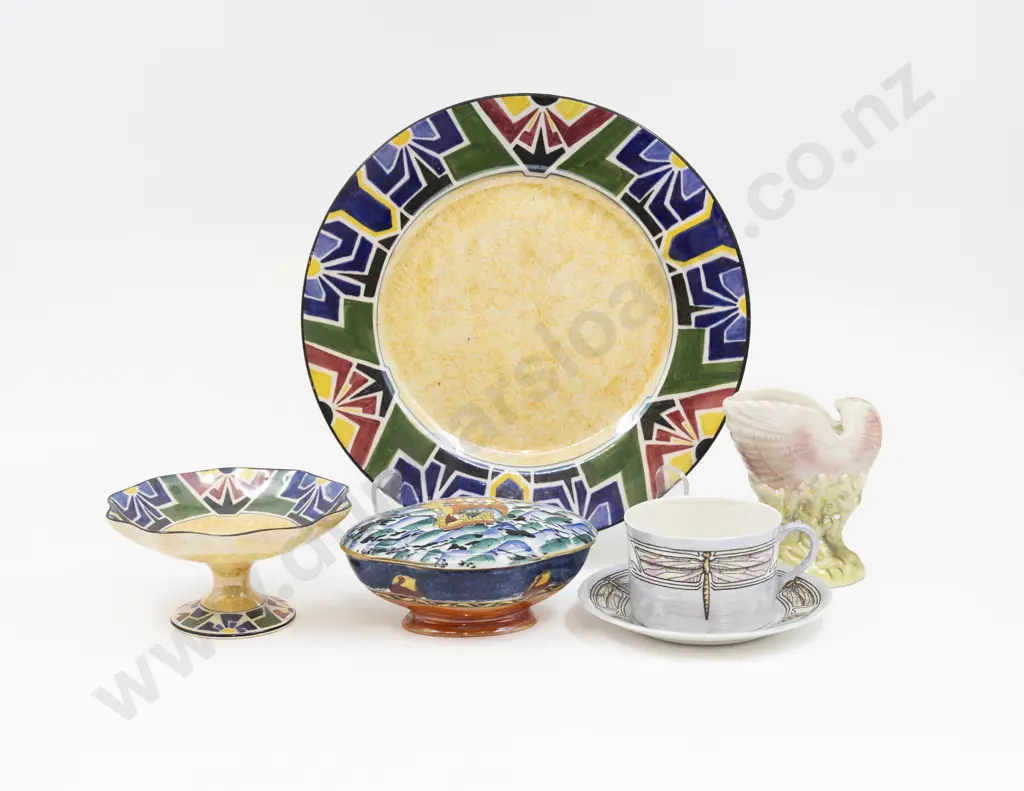 Grimwades Handcraft Pottery Lustre Plate Dish Trinket Box Other Scallop Vase RD Cup & Saucer Image 1++