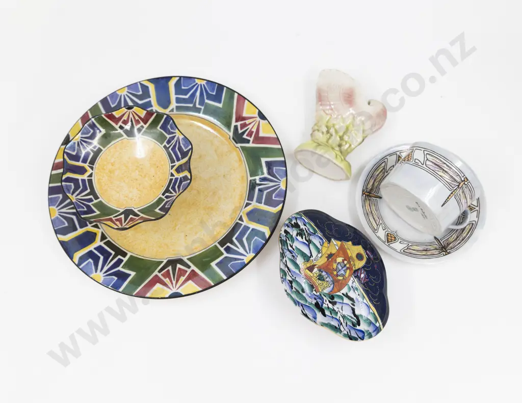 Grimwades Handcraft Pottery Lustre Plate Dish Trinket Box Other Scallop Vase RD Cup & Saucer Image 1++