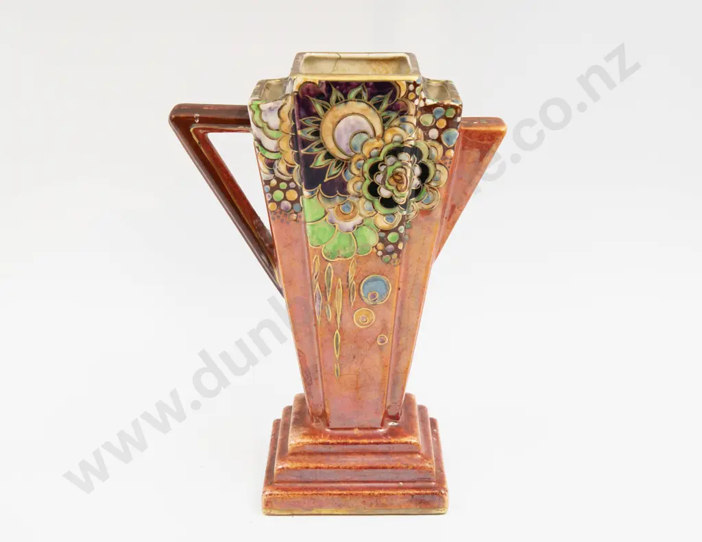 Grimwades Lustre Art Deco Floral Decorated Jug 23.5cm H (A/F) Image 1++