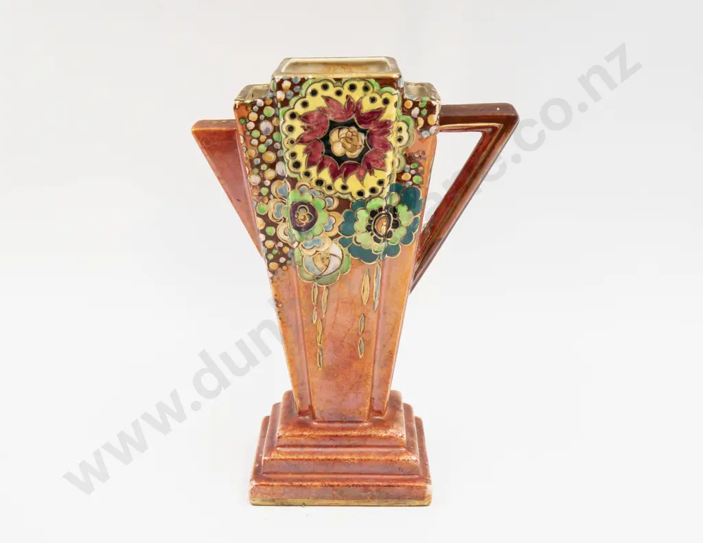 Grimwades Lustre Art Deco Floral Decorated Jug 23.5cm H (A/F) Image 1++