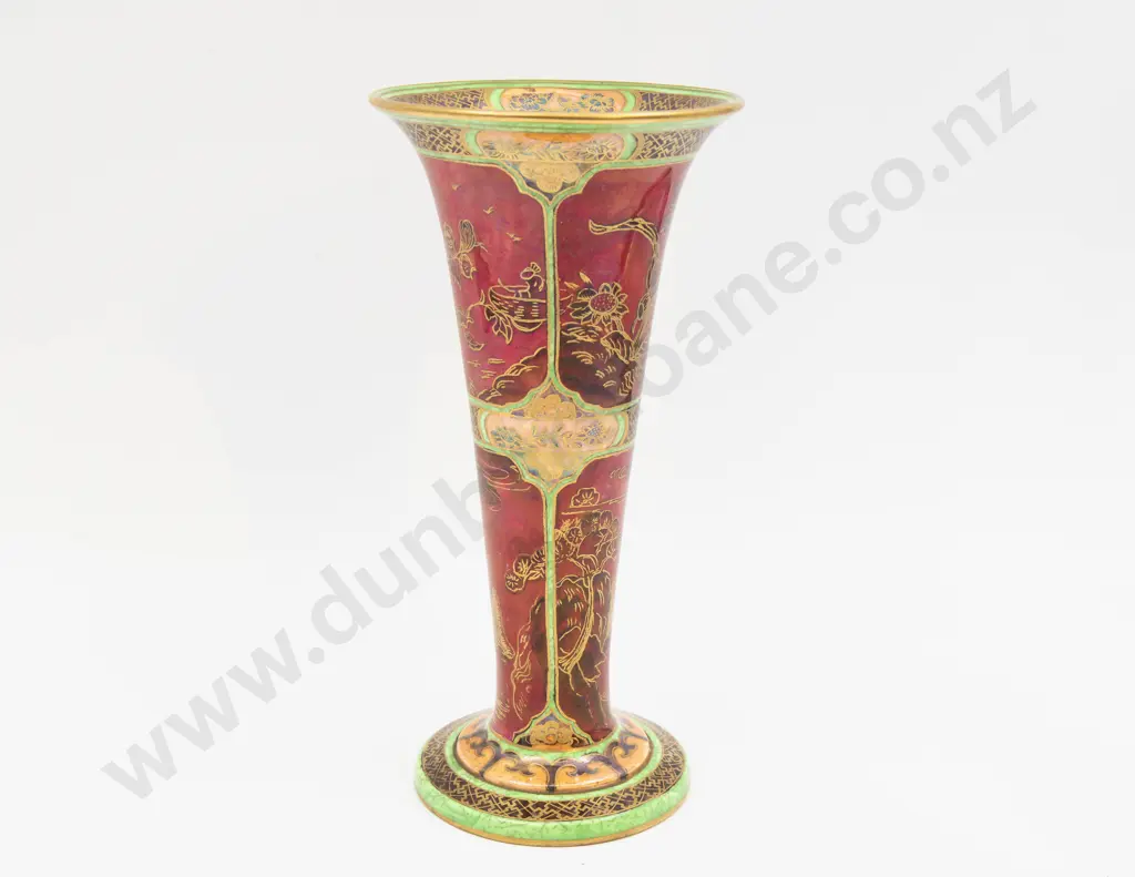 Wedgwood Lustre Flared Rim Vase 25cm H Image 1++