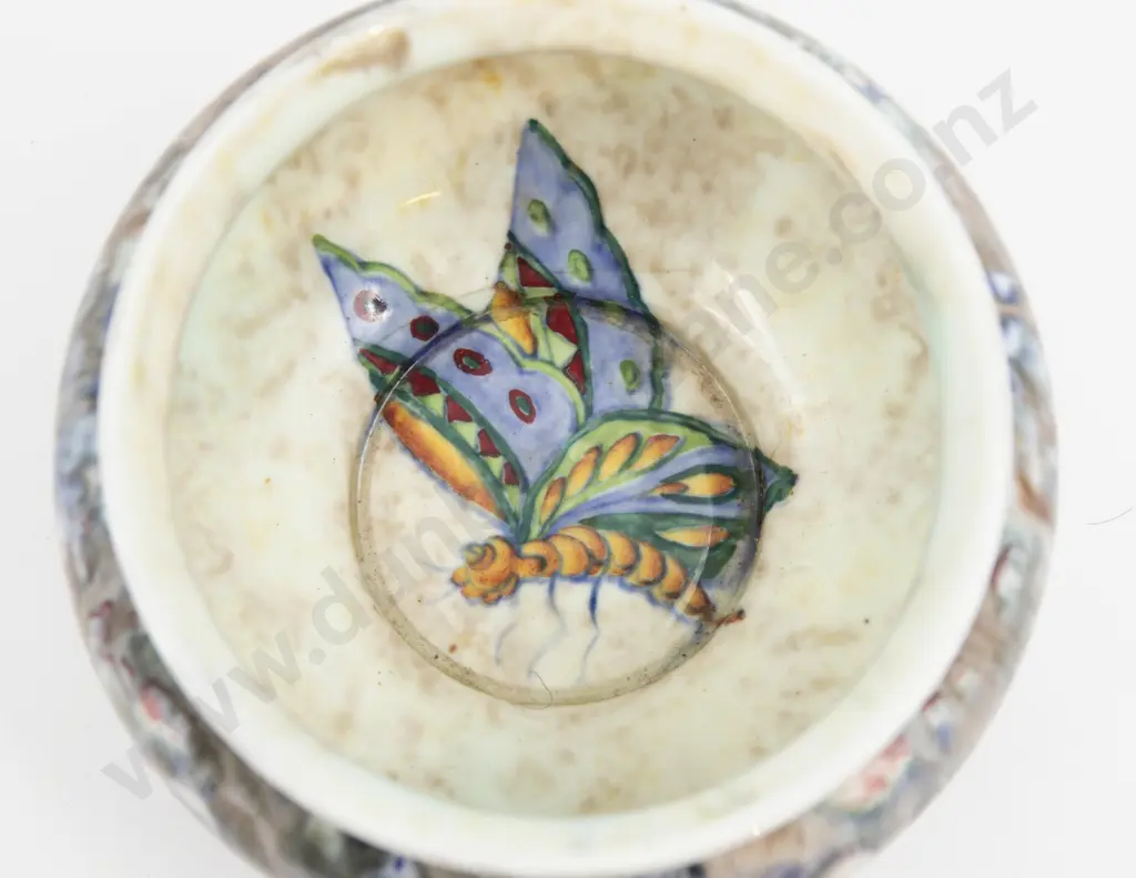 Wedgwood Hand Decorated Squat Ovoid Vase 9.5cm H Image 1++