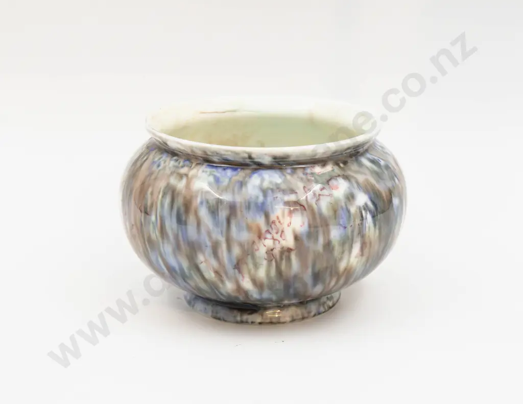 Wedgwood Hand Decorated Squat Ovoid Vase 9.5cm H Image 1++