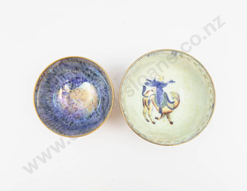 Wedgwood Lustre Vase & Two Small Bowls Tallest 11cm H Image 1++