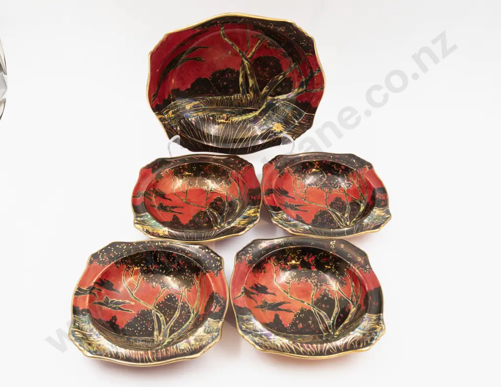 Grimwades Ducks in Flight Pattern Pudding Set 23cm Dia Image 1++
