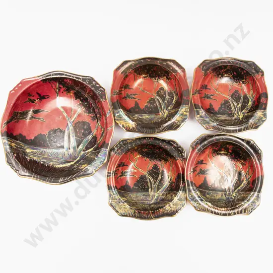 Grimwades Ducks in Flight Pattern Pudding Set 23cm Dia