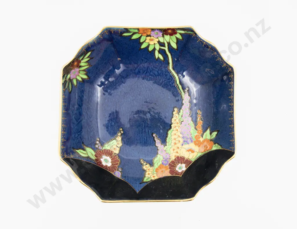 Crown Devon Lustre Octagonal Serving Bowl 23cm W Image 1++