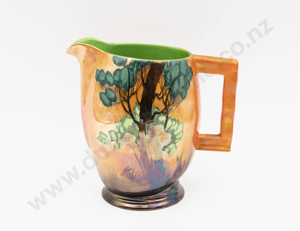 Carlton Ware Rabbits at Dusk Pattern Water Jug 20cm H Image 1++