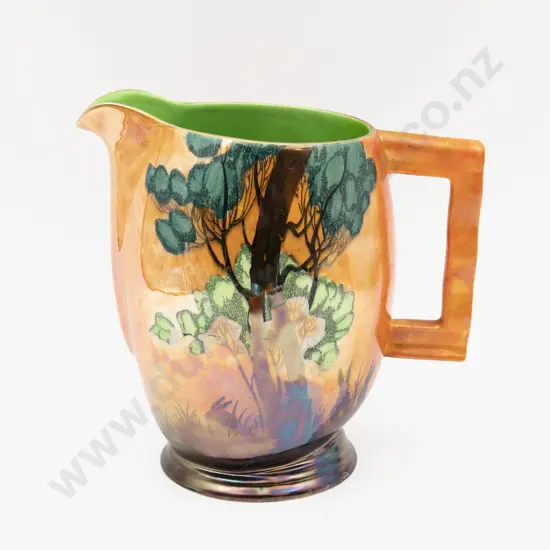 Carlton Ware Rabbits at Dusk Pattern Water Jug 20cm H