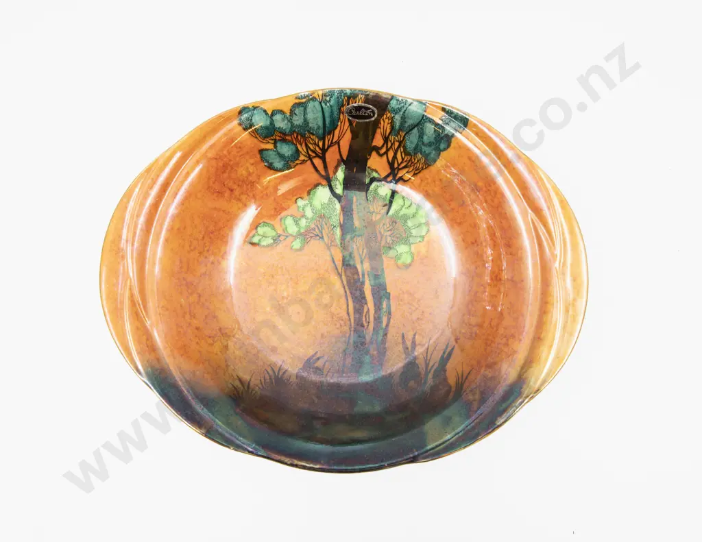 Carlton Ware Rabbits at Dusk Bowl 27cm L Image 1++