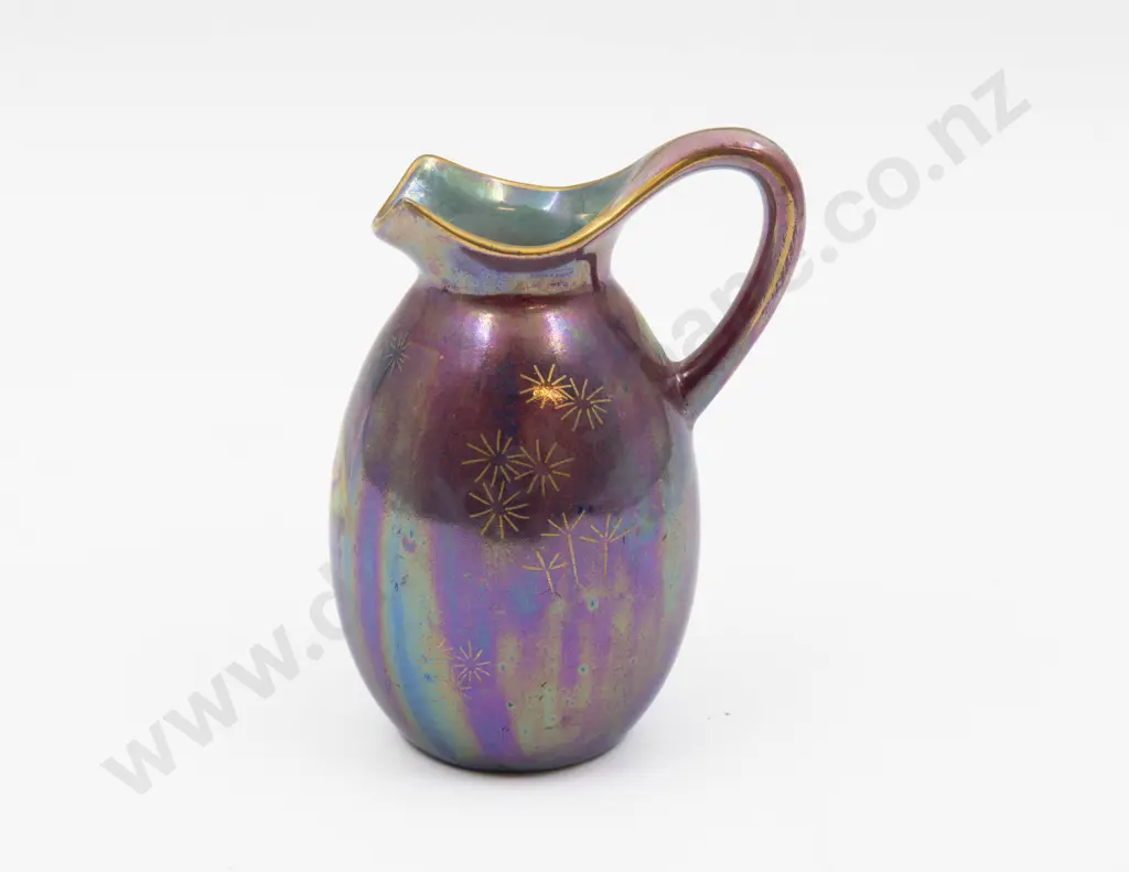 Shelley Lustre Jug Signed Walter Slater 11cm H Image 1++
