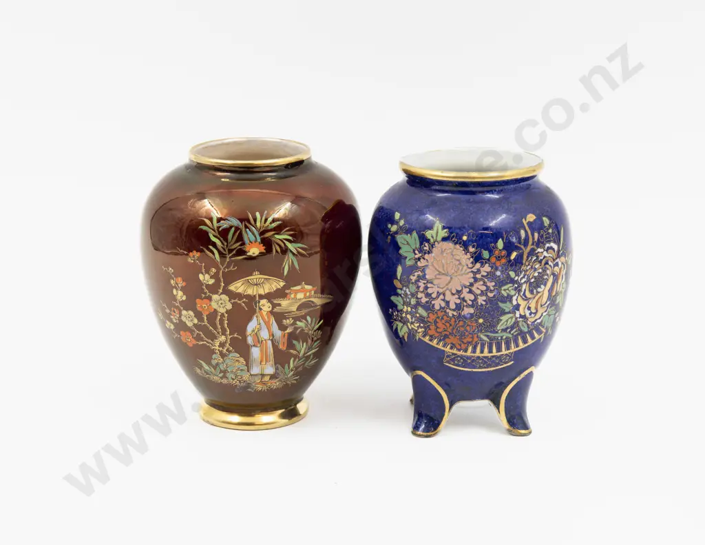 Carlton Ware Lustre Vase & Other 11cm H Image 1++