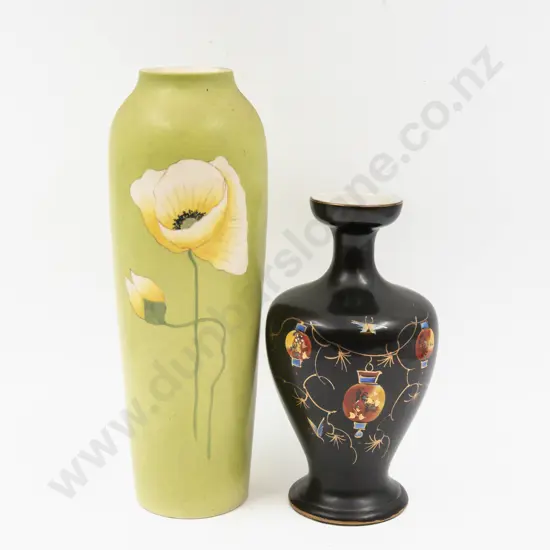 Ault Pottery Poppy Vase & Other Tallest 31cm H