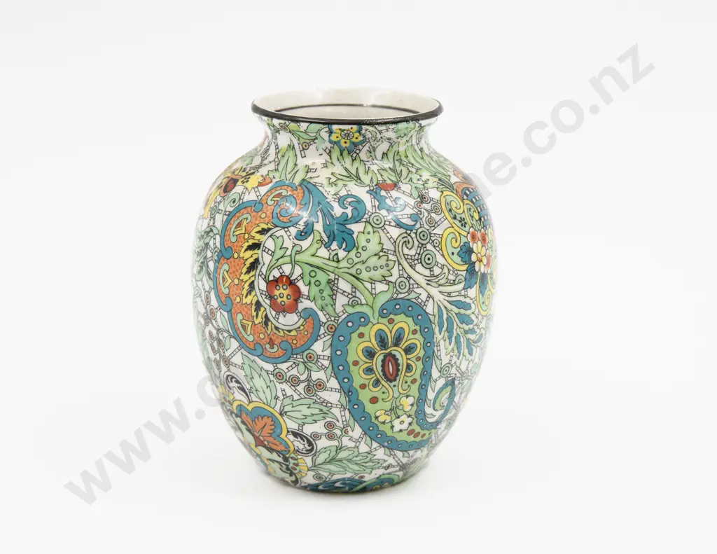 Empire Ware Paisley Decorated Bud Vase 10cm H Image 1++