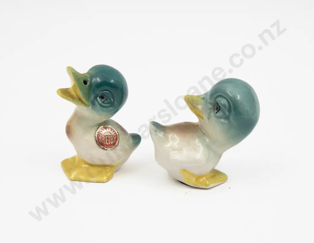 Pair Novelty Duck Form Salt & Pepper 6cm H Image 1++