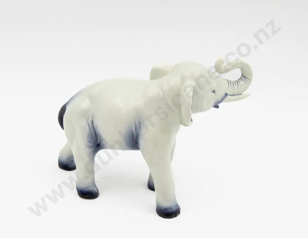 Two Royal Doulton Flambe Elephant Figures (One A/F) 14cm H Image 1++
