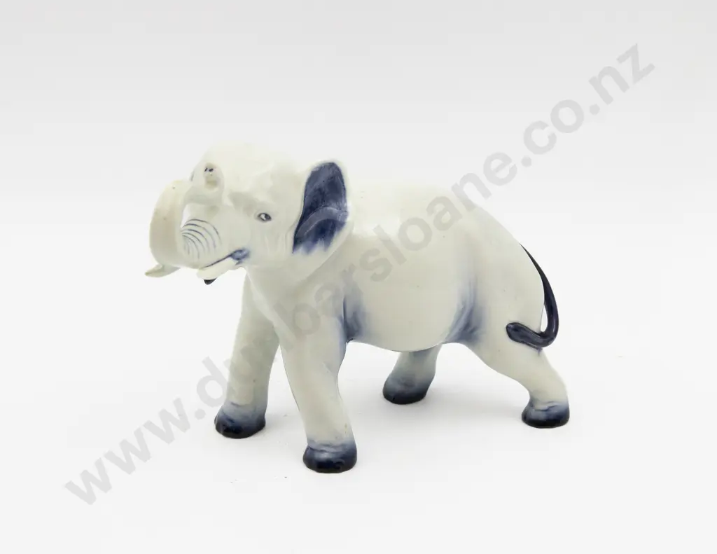 Two Royal Doulton Flambe Elephant Figures (One A/F) 14cm H Image 1++