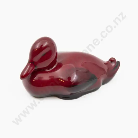 Royal Doulton Flambe Duck Figure 8.5cm H