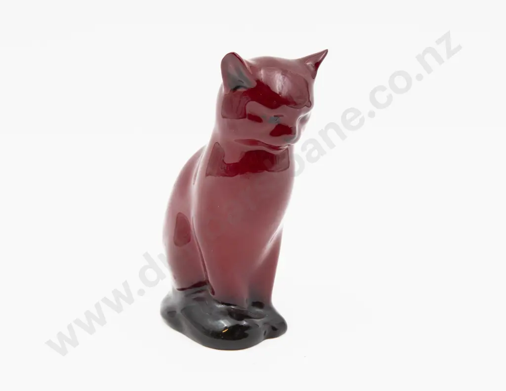Royal Doulton Flambe Cat Figure 13cm H Image 1++