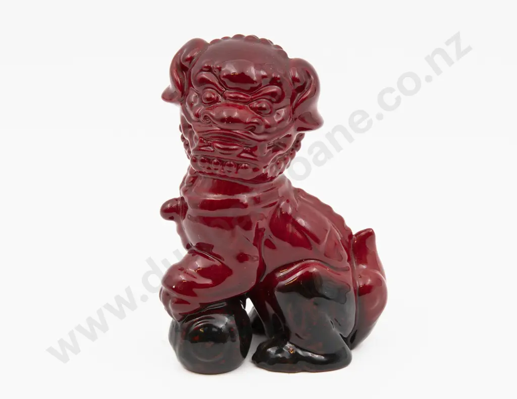 Royal Doulton Flambe Dog of Fo Figure 13cm H Image 1++