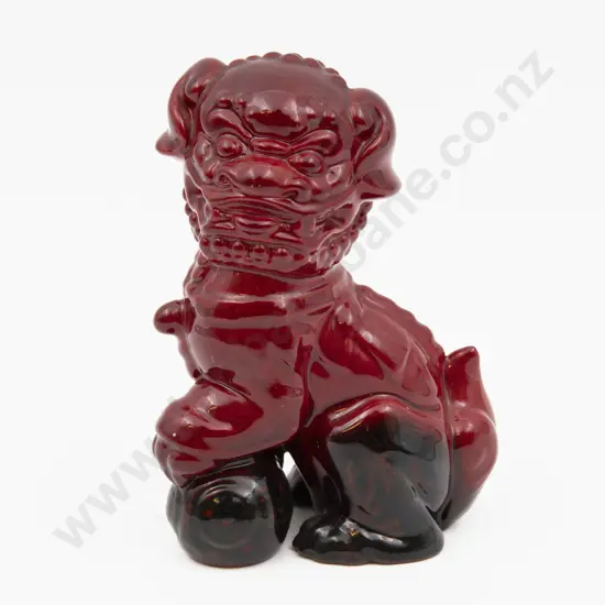 Royal Doulton Flambe Dog of Fo Figure 13cm H