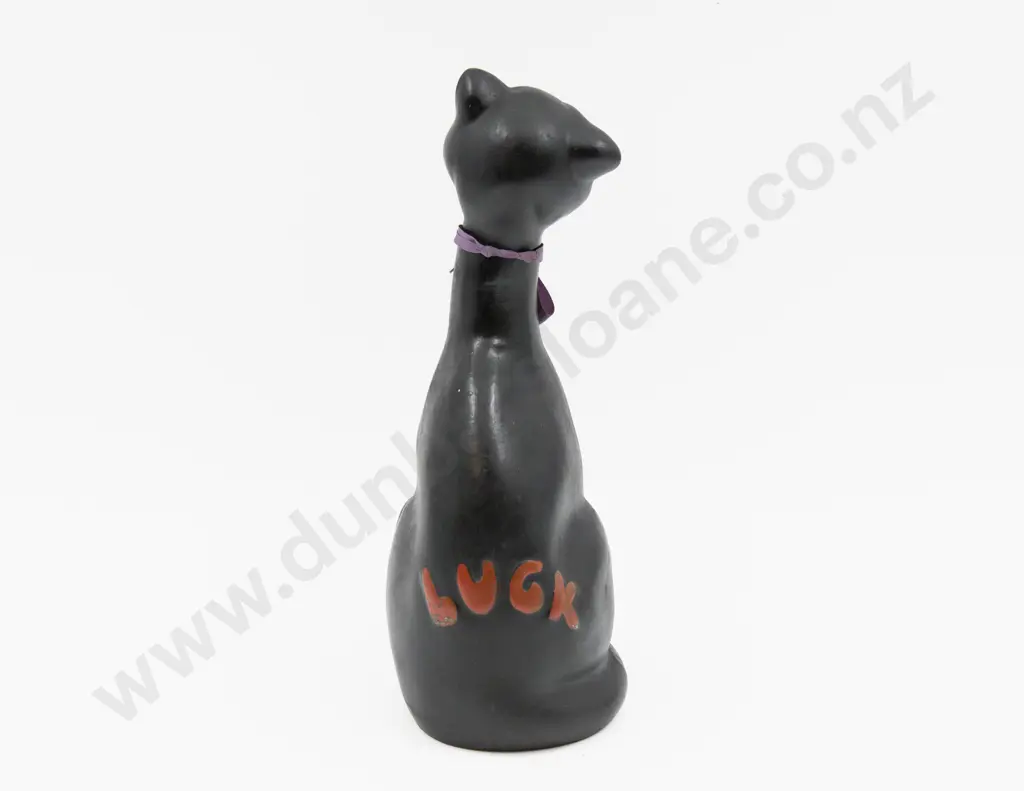 Unknown Maker Good Luck Black Cat Figure 28.5cm H Image 1++