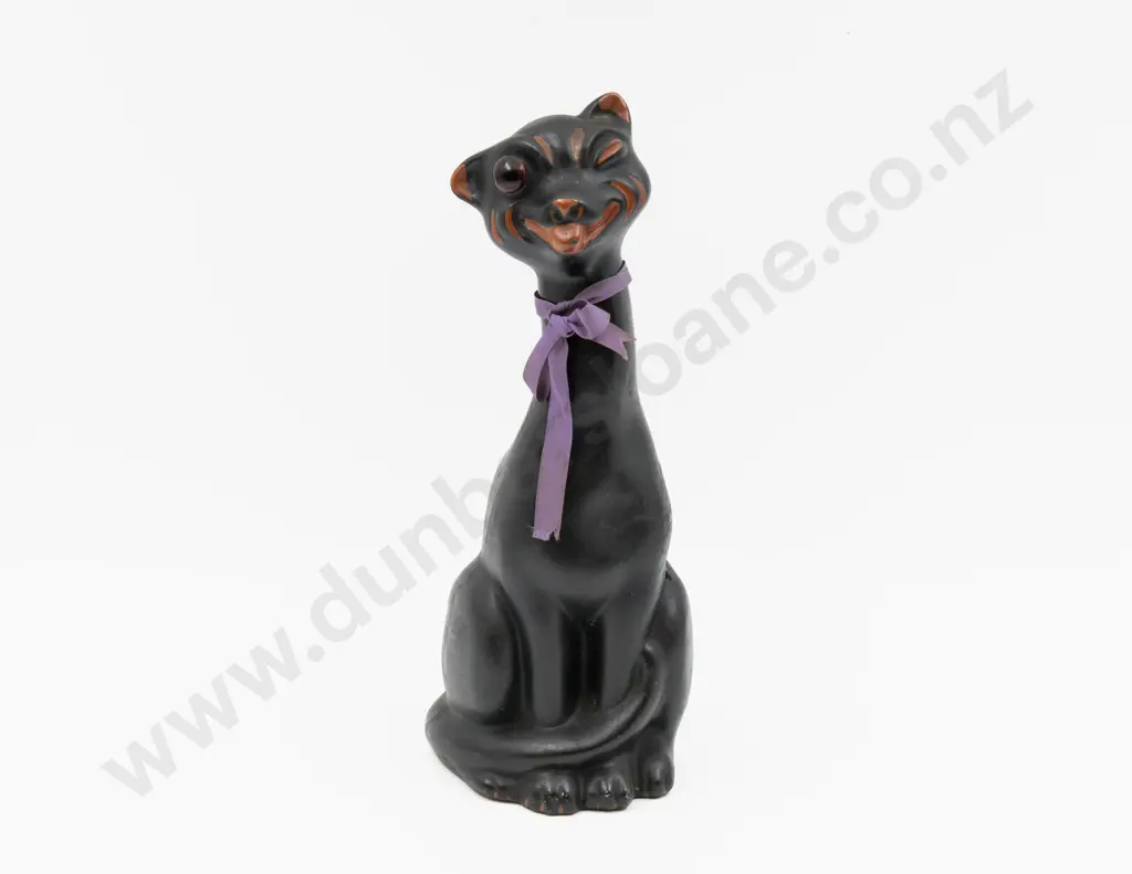 Unknown Maker Good Luck Black Cat Figure 28.5cm H Image 1++