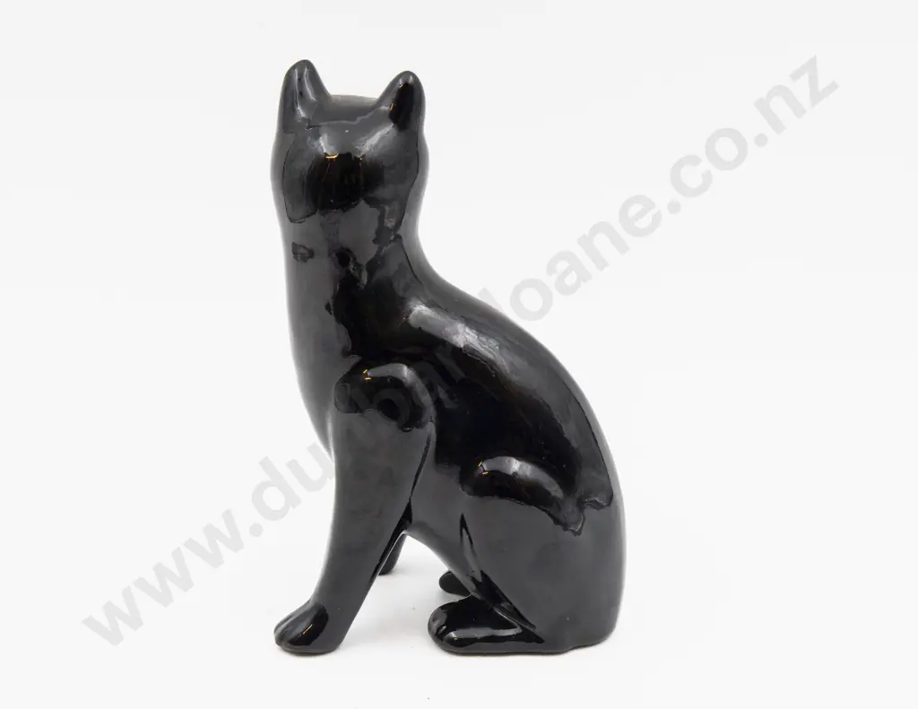 Bretby Cat Figure with Glass Eyes 18.5cm H Image 1++