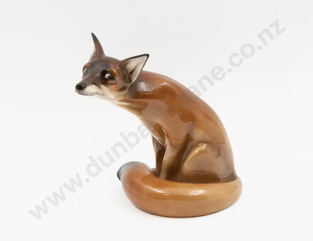 Large Royal Doulton Fox Figure21.5cm H Image 1++
