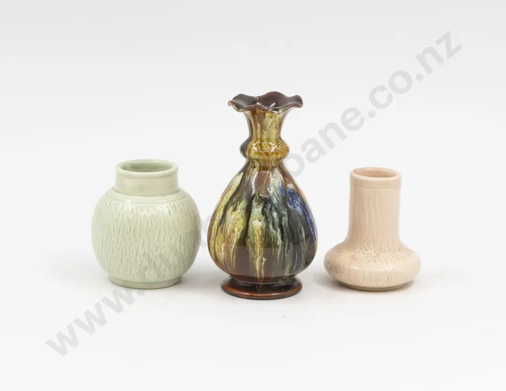 Three Bretby Miniature Vases Image 1++
