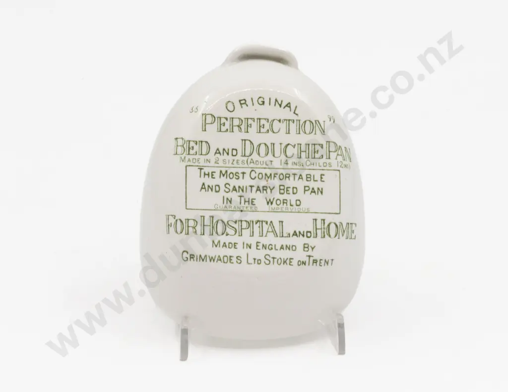 Grimwades Original 'Perfection Bed and Douche Pan' Miniature Sample Image 1++