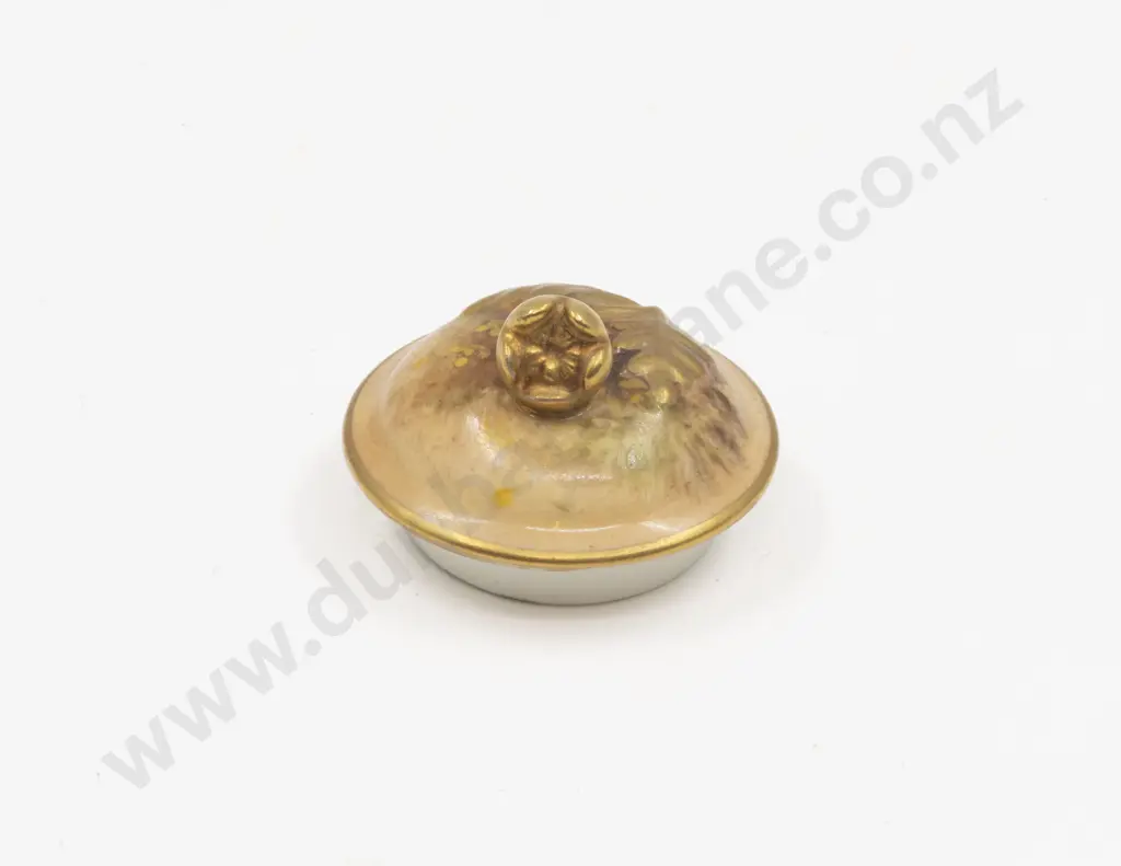 Royal Worcester Miniature Sugar Basin Cover Only Image 1++