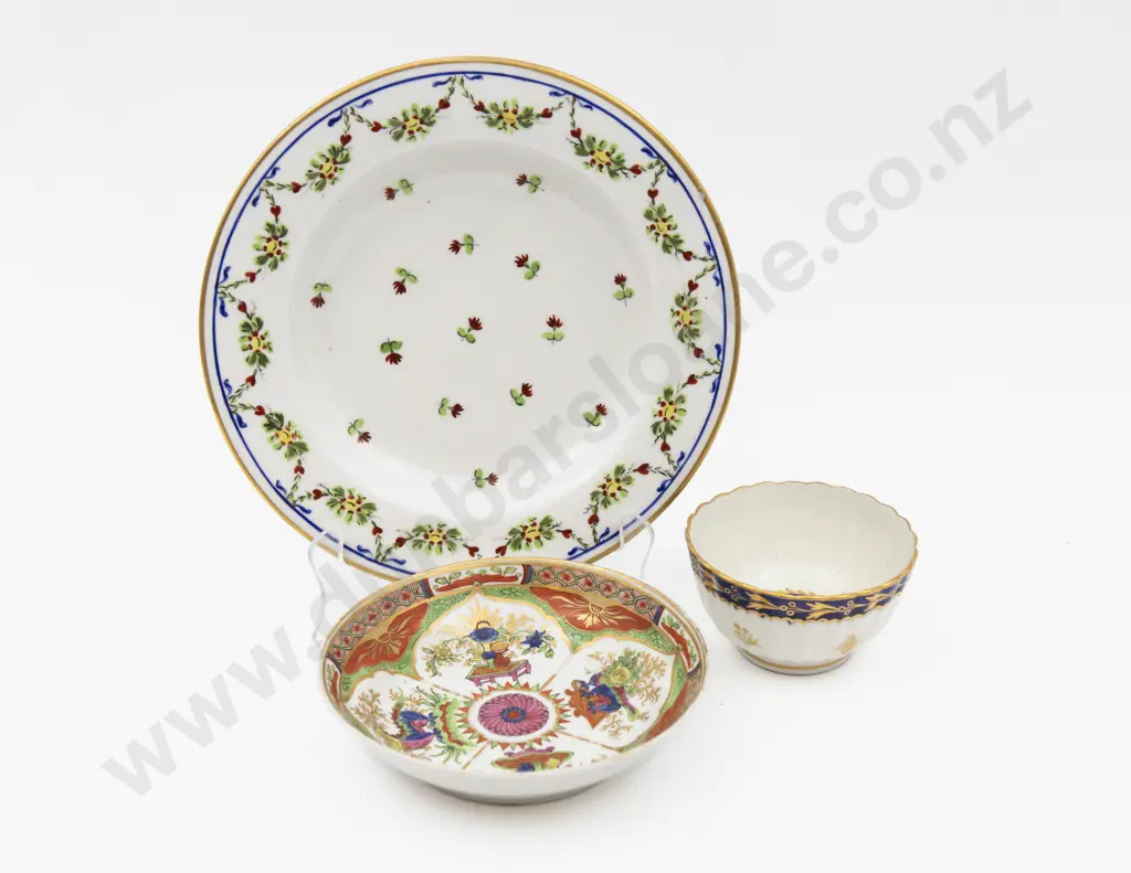 Flight Barr & Barr Worcester Plate with Saucer and Tea Bowl Image 1++