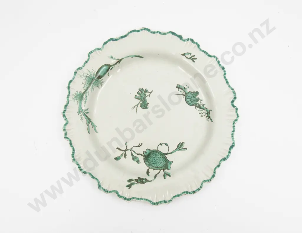 C19th Wedgwood Creamware Plate 19cm dia Image 1++