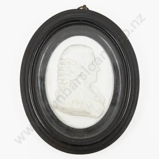 Original Framed James Tassie Paste Portrait of Lord Alexander Abercromby 1745 - 1795