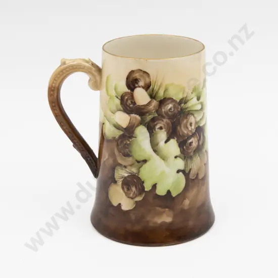 Belleek Willets Handpainted P Roberts Pint Mug