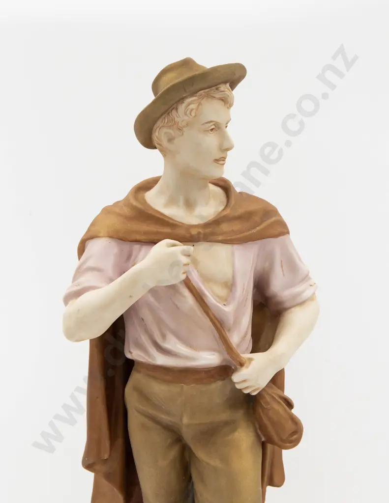 Royal Dux Shepherd and Dog Figure Image 1++