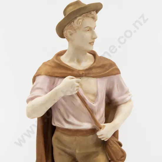 Royal Dux Shepherd and Dog Figure
