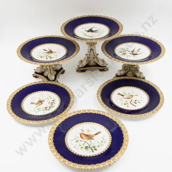 Grainger & Co Worcester 6pce Dessert Service