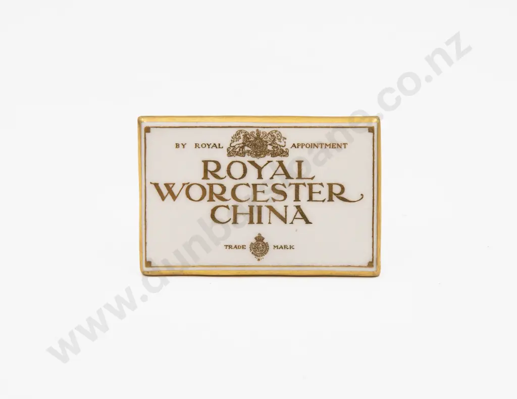 Royal Worcester Collector's Plaque 7.5cm L Image 1++