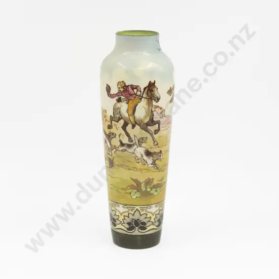 RD Henry Alken Style Pattern Vase 28cm H