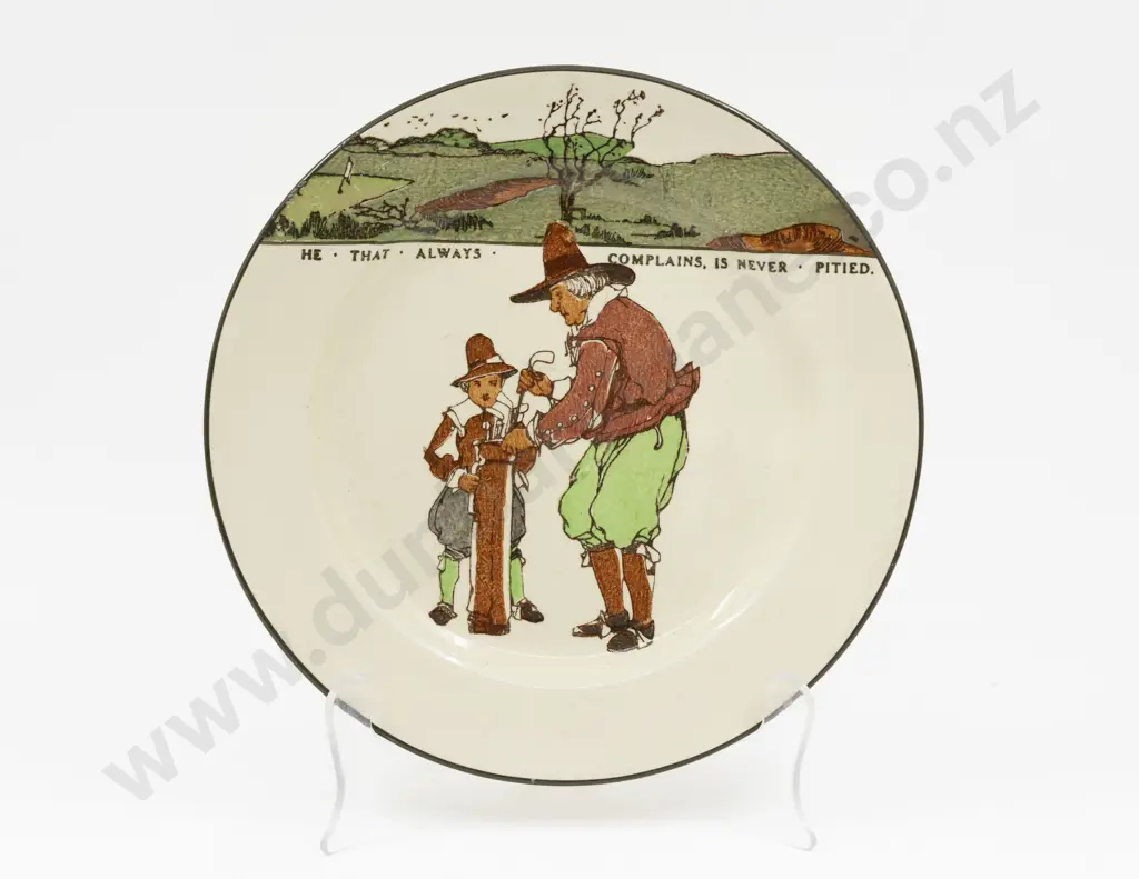 RD Head Rack Golfing Series Plate 26cm Diameter Image 1++