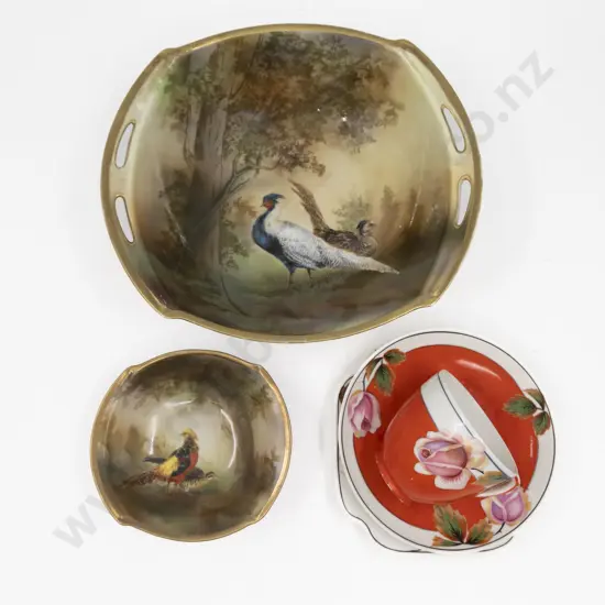 Poland China Fruit Bowl & One Dessert Dish Cup Saucer Plate