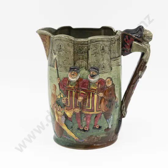 RD Noke "The Tower of London" Jug Ltd Edition 102/500 24cm H