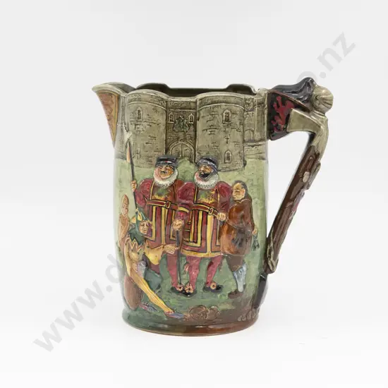 RD Noke "The Tower of London" Jug Ltd Edition 213/500 24cm H
