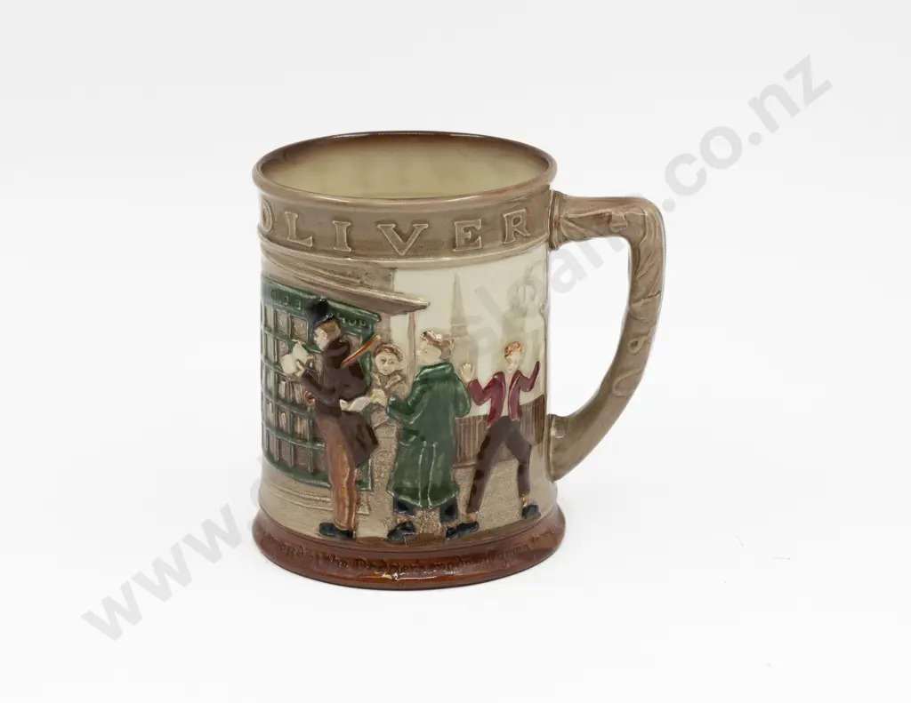 RD Dickens Ware "Oliver Twist" Shallow Relief Mug 15cm H Image 1++